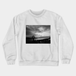 Black and White Lisbon, Portugal, Photography, Hope Crewneck Sweatshirt